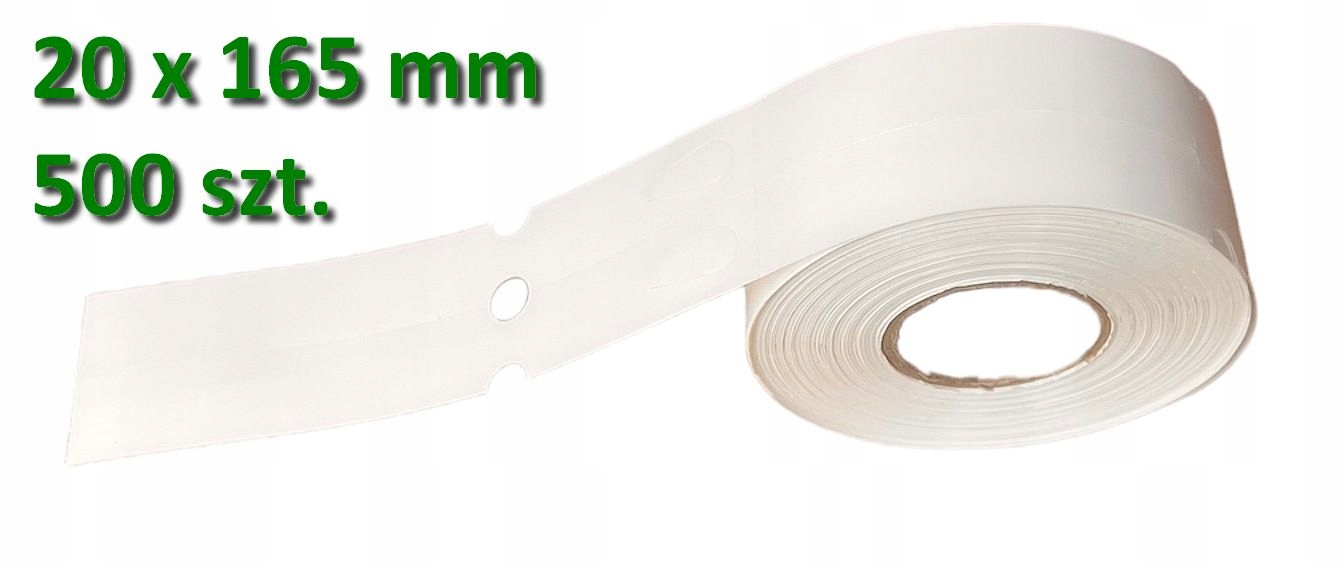Etikety na detské závesy 20x165 mm 500 ks.